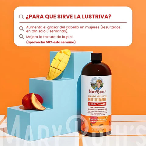 MaryRuth’s Multivitamínico Líquido + Lustriva®