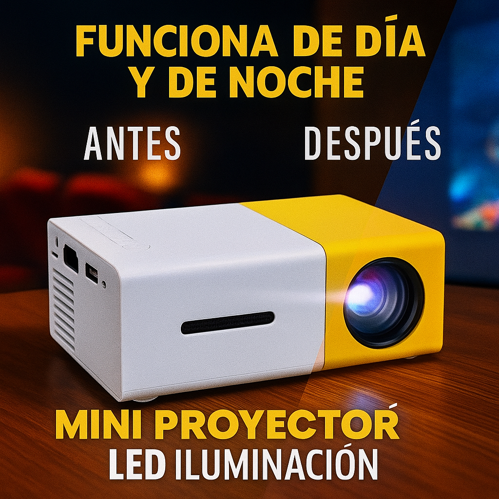 CINE EN CASA - PROYECTOR DE VIDEO PORTATIL
