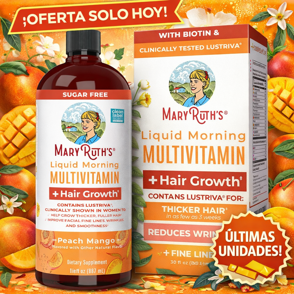 MaryRuth’s Multivitamínico Líquido + Lustriva®
