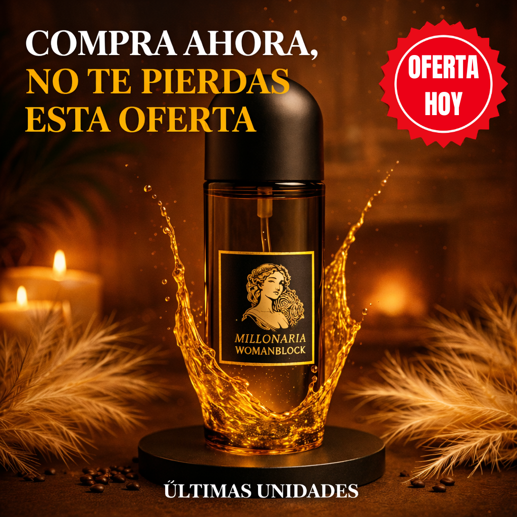 FRAGANCIA ABSESIVA - MILLONARIA WOMAN BLOCK
